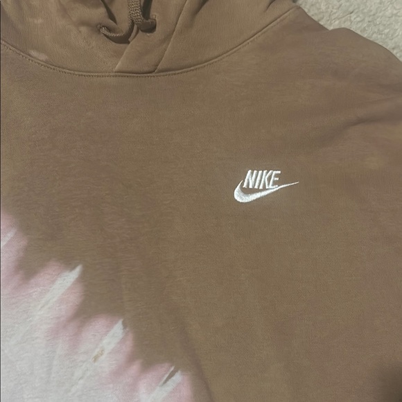 Nike Men's Brown and White Tie-Dye Hoodie - Picture 2 of 11